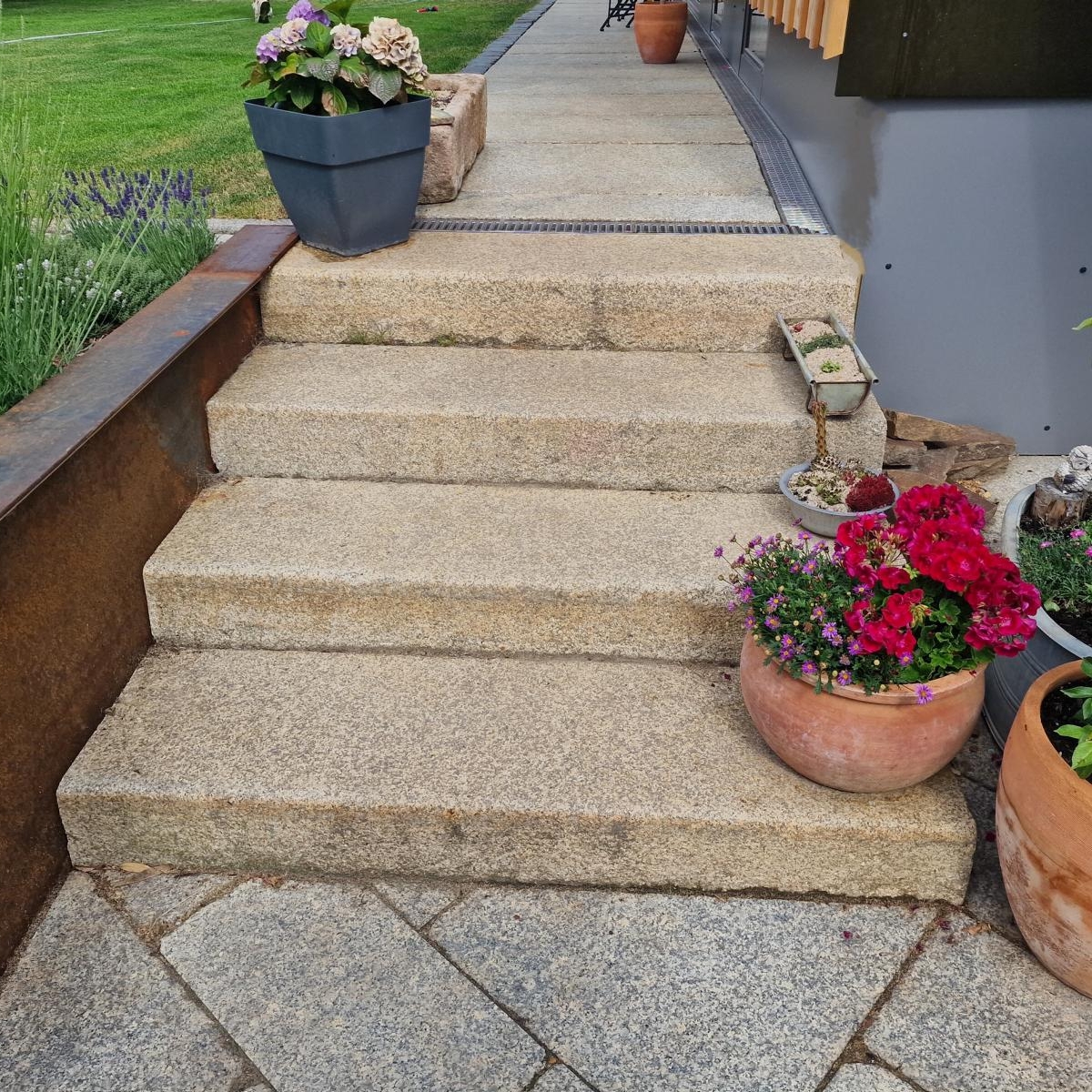 Granit Treppenstufen Hornbach